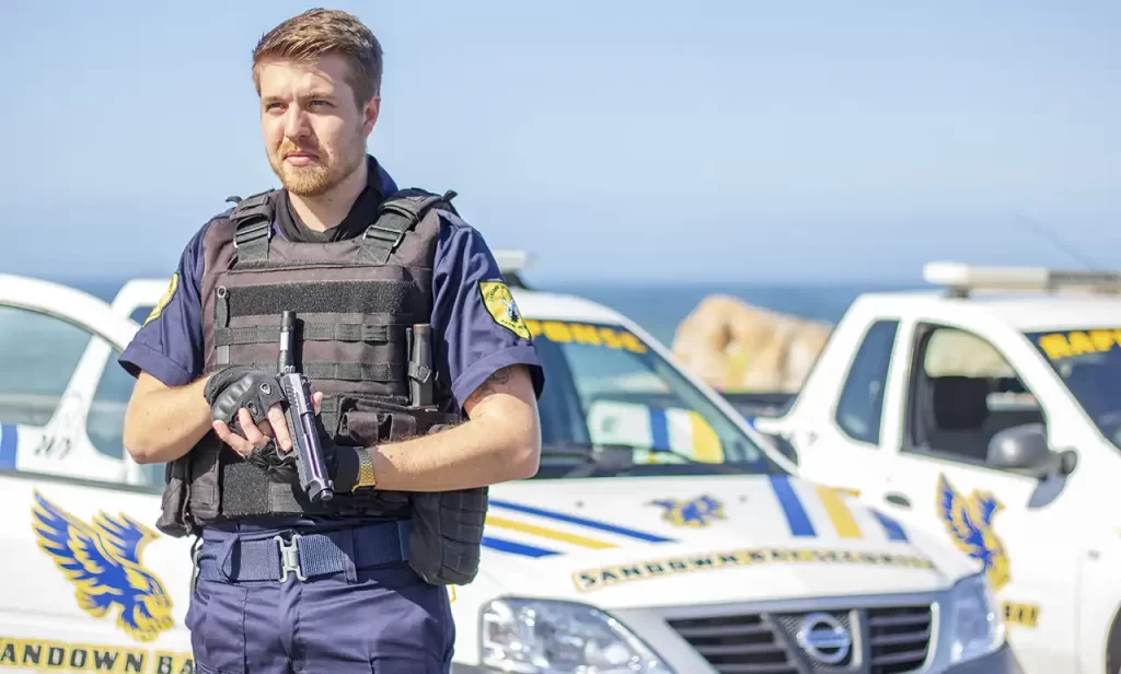 Armed response officer in Betty's Bay