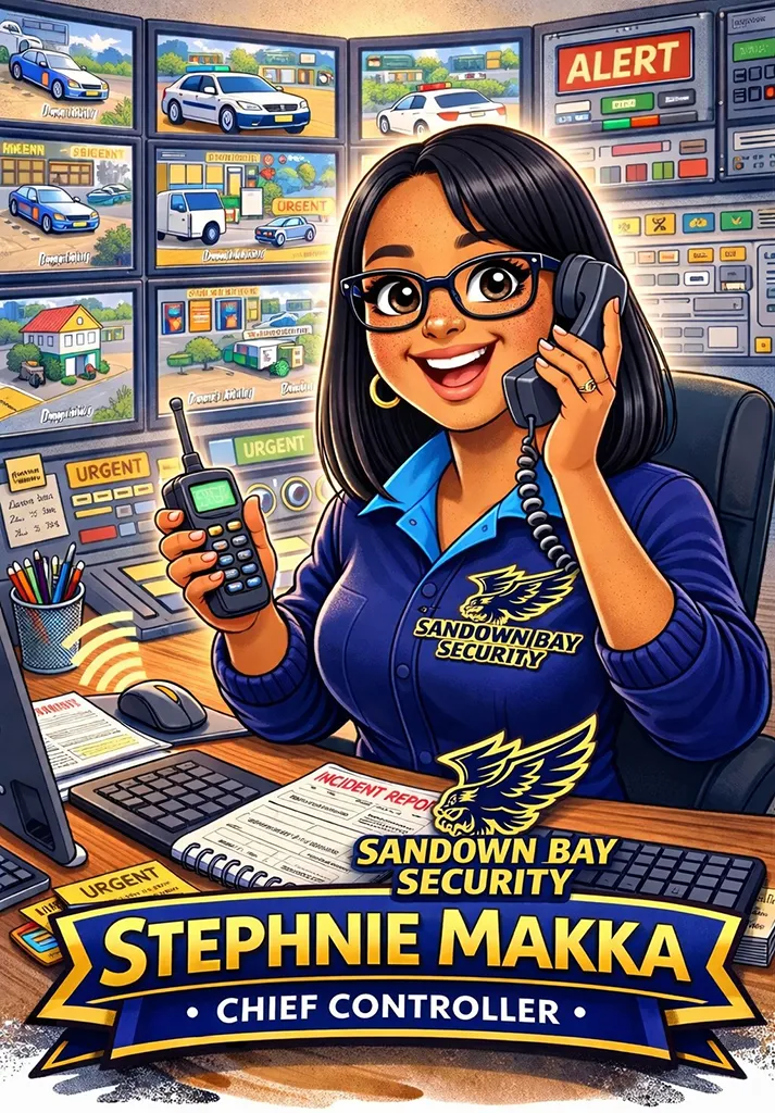 Stephnie Makka in the control room