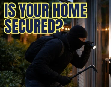 Burglar checking a potential victim